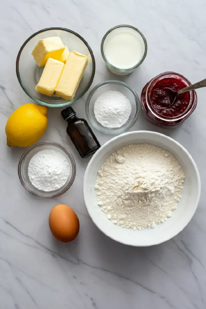 Ingredients Jam Filled Cookies